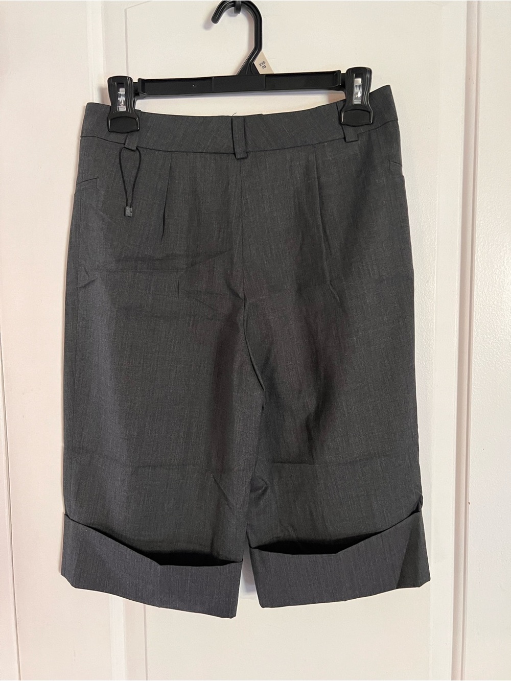 Paul & Joe Women Charcoal Gray Tailored Flat-Front Shorts - Picture 5 of 5